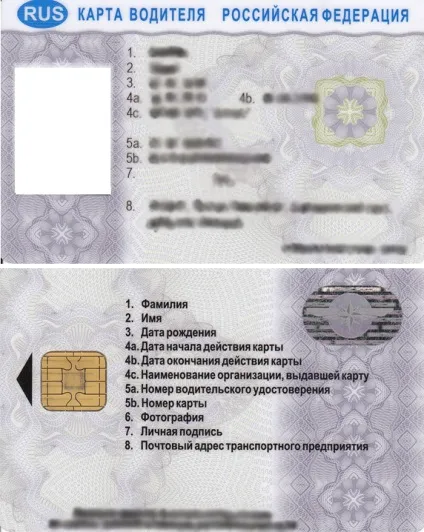 Картка водія для тахографа - здобуття влади та призначення (тахографа) Картка водія для тахографа - отримання і призначення