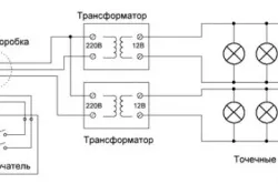 Схема підключення стельових точкових світильників з чого почати