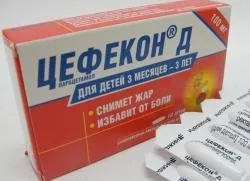 Свічки цефекон для дітей