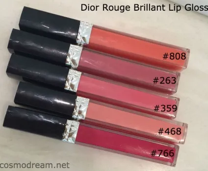 Свотч блисків Діор - dior rouge brillant lip gloss swatches, cosmodream (космоблог) Свотч блисків Діор - dior rouge brillant lip gloss swatches, cosmodream