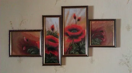 Вишивка хрестом триптих набори та схеми безкоштовно, без реєстрації скачати квіти, картини монохром (квіти) Вишивка хрестом триптих набори та схеми безкоштовно, без реєстрації скачати квіти, картини монохром