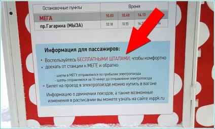 У МЕГУ на електричці
