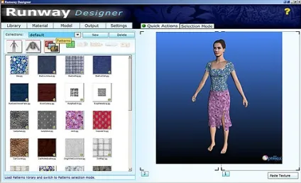 Віртуальна примірювальна optitex runway designer
