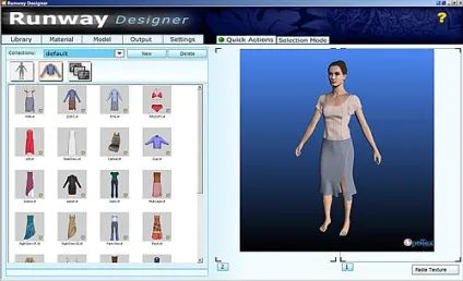 Віртуальна примірювальна optitex runway designer