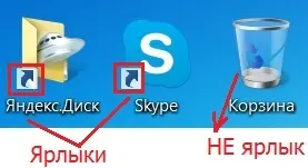 Ярлики windows 7