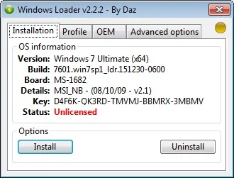 Windows loader daz 2