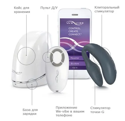 We-vibe 4 plus - ще більше задоволення для двох (вибромассажер) We-vibe 4 plus - ще більше задоволення для двох