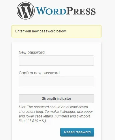 Забули пароль як відновити загублений пароль в wordpress (відновити) Забули пароль як відновити загублений пароль в wordpress