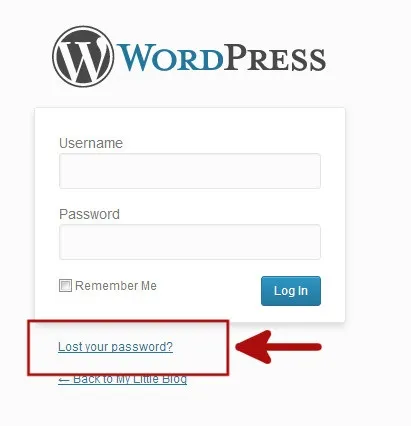 Забули пароль як відновити загублений пароль в wordpress (пароль) Забули пароль як відновити загублений пароль в wordpress