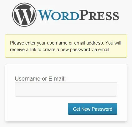 Забули пароль як відновити загублений пароль в wordpress (wordpress) Забули пароль як відновити загублений пароль в wordpress