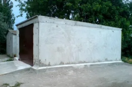 Залізобетонний гараж вага і розміри готового збірного бетонного гаража, рекомендації де розмістити