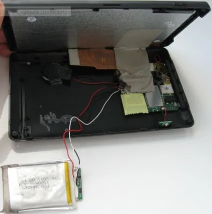 Заміна акумулятора pioneer pi-7003bt (акумулятора) Заміна акумулятора pioneer pi-7003bt