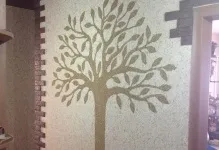 Рідкі шпалери малюнки на стіні картинки, трафарети і фото, характеристика інтер'єру, як зробити і (шпалери) Рідкі шпалери малюнки на стіні картинки, трафарети і фото, характеристика інтер'єру, як зробити і