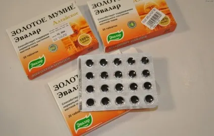 Золоте муміє евалар - інструкція із застосування, відгуки, ціна (ціна) Золоте муміє евалар - інструкція із застосування, відгуки, ціна