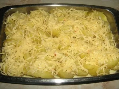 Картопля в сирному соусі 1