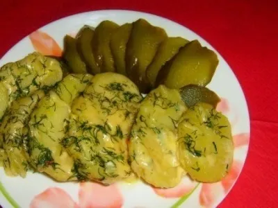 Картопля в сирному соусі 1