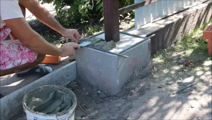 Цегляні стовпи своїми руками, або як зробити стовпи з цегли без сторонньої допомоги, як це (руками) Цегляні стовпи своїми руками, або як зробити стовпи з цегли без сторонньої допомоги, як це