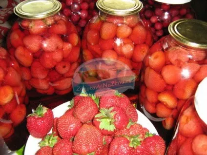 Компот з полуниці на зиму популярні рецепти з фото (зиму) Компот з полуниці на зиму популярні рецепти з фото