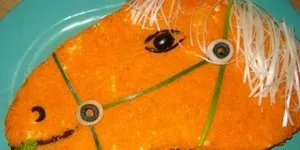 Красиві салати «футбольний м'ячик» (красиві) Красиві салати «футбольний м'ячик»