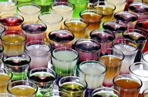 Красиві і незвичайні шаруваті коктейлі (коктейль Патіота) Красиві і незвичайні шаруваті коктейлі