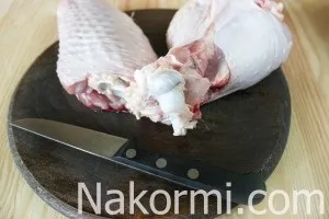 Крила індички з картоплею в рукаві рецепт з фото