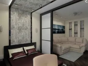 Ліжко та диван в одній кімнаті варіанти розміщення (37 фото) (однієї) Ліжко та диван в одній кімнаті варіанти розміщення (37 фото)