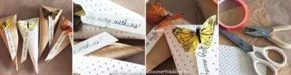 Кульочки для пелюсток і рису своїми руками