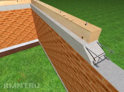 Кріплення мауерлата до цегляної стіни способи установки крокв (кріплення) Кріплення мауерлата до цегляної стіни способи установки крокв
