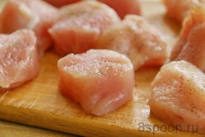 Курячі шашлички в духовці на шпажках з овочами