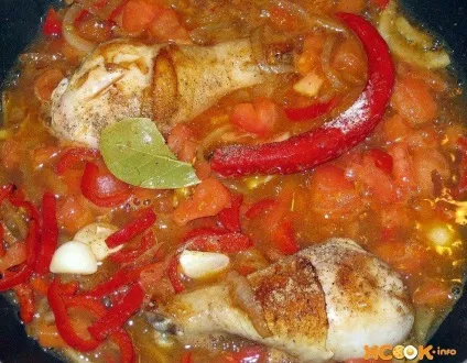 Курка з баклажанами