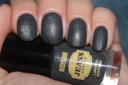 Лак для нігтів lux visage jeans effect №97 відгуки і Свотч - колекції макіяжу та відгуки про косметику (сірий синій чорний) Лак для нігтів lux visage jeans effect №97 відгуки і Свотч - колекції макіяжу та відгуки про косметику