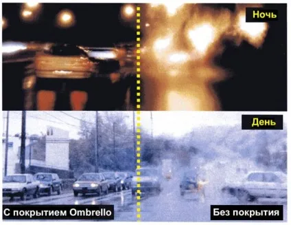Антидождь - переваги і недоліки