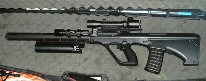 Австрійська гвинтівка steyr aug штурмова a1, a2, a3 і громадянська модифікація, технічні (гвинтівка) Австрійська гвинтівка steyr aug штурмова a1, a2, a3 і громадянська модифікація, технічні