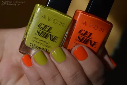 Avon оновлені лаки для нігтів gel shine