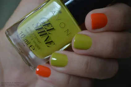 Avon оновлені лаки для нігтів gel shine