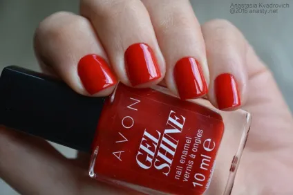 Avon оновлені лаки для нігтів gel shine