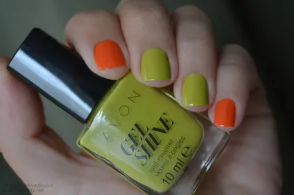 Avon оновлені лаки для нігтів gel shine
