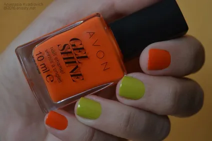 Avon оновлені лаки для нігтів gel shine