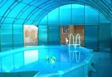Басейн в теплиці фото полікарбонату на дачі, каркасний як зробити своїми руками, відгуки про