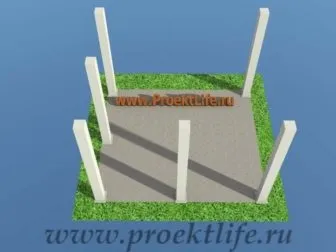 Альтанка в стилі хай тек