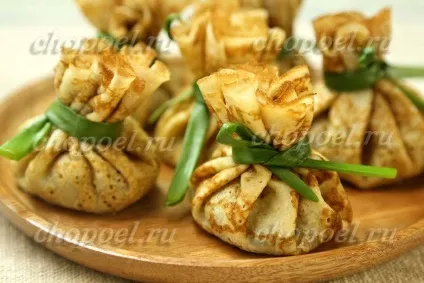 Млинці з куркою і грибами (печериці) Млинці з куркою і грибами