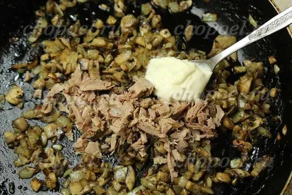 Млинці з куркою і грибами (млинці) Млинці з куркою і грибами