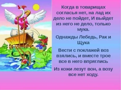 Байка «лебідь, щука і рак» (лебідь) Байка «лебідь, щука і рак»
