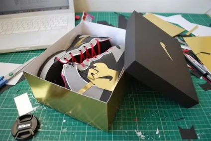 Паперові кросівки nike (паперова взуття) Паперові кросівки nike