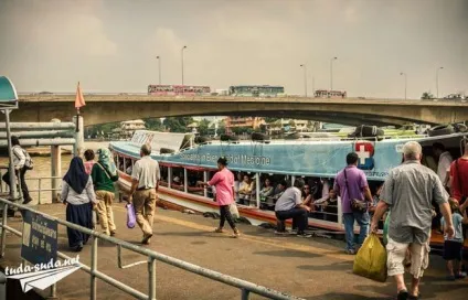 Чао Прайя і канали, Bangkok - річковий транспорт (корисне) Чао Прайя і канали, Bangkok - річковий транспорт
