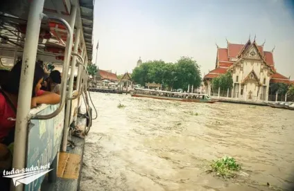 Чао Прайя і канали, Bangkok - річковий транспорт (транспорт) Чао Прайя і канали, Bangkok - річковий транспорт