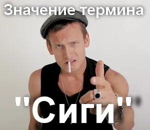 Що значить Сиги як зрозуміти слово сига походження терміна сига