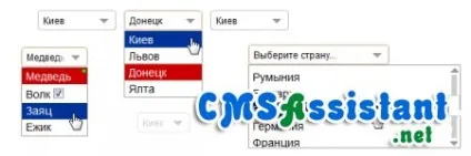 Cusel - змінюємо зовнішній вигляд select (background) Cusel - змінюємо зовнішній вигляд select