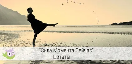 Цитати Екхарт Толле сила моменту зараз