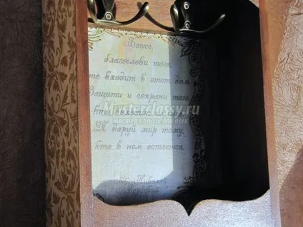 Декупаж ключниці